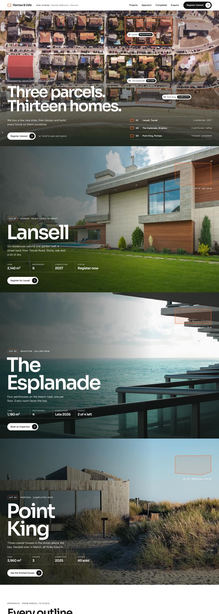 The concept that became the site